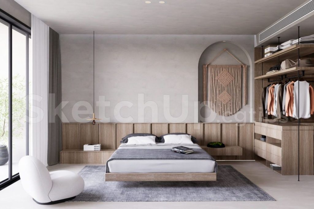 cb12261 แบบห้องนอนร่วมสมัย contemporary bedroom 2