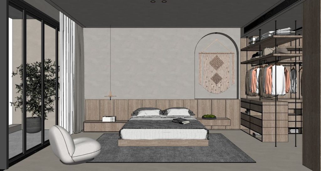 cb12261 แบบห้องนอนร่วมสมัย contemporary bedroom 3