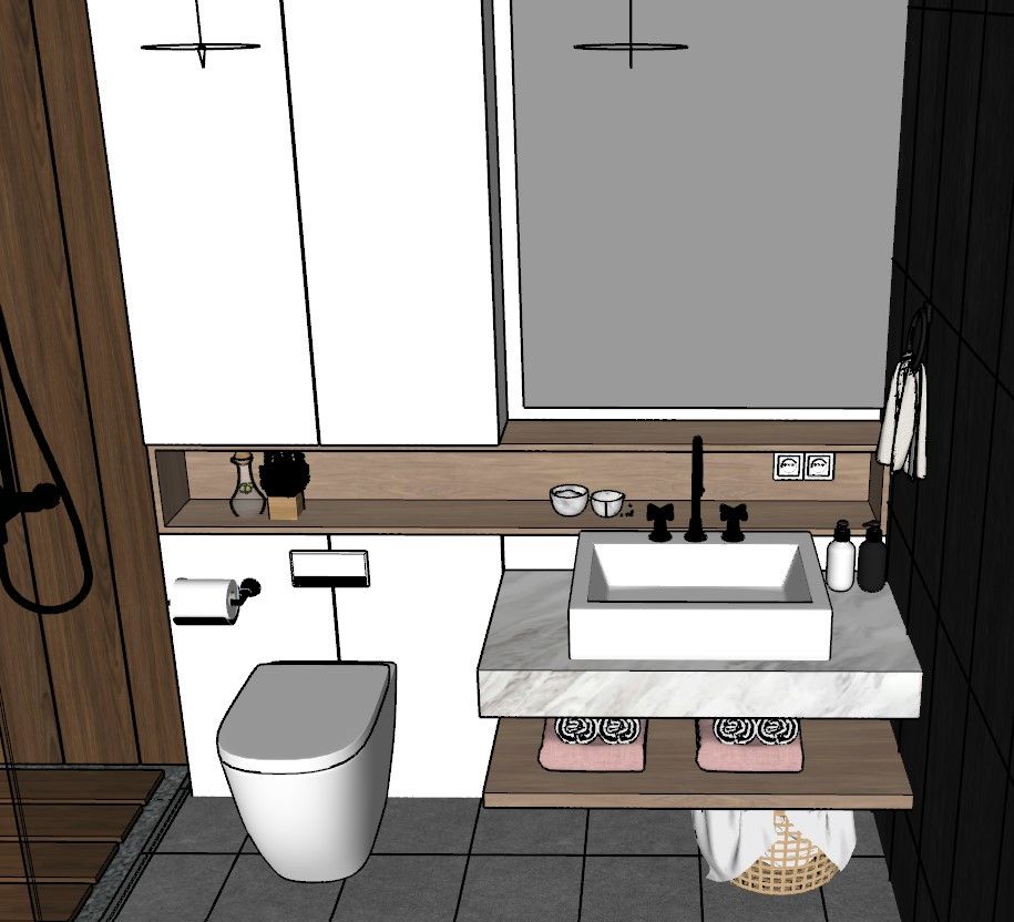 cb6215 แบบห้องน้ำร่วมสมัย contemporary bathroom 4