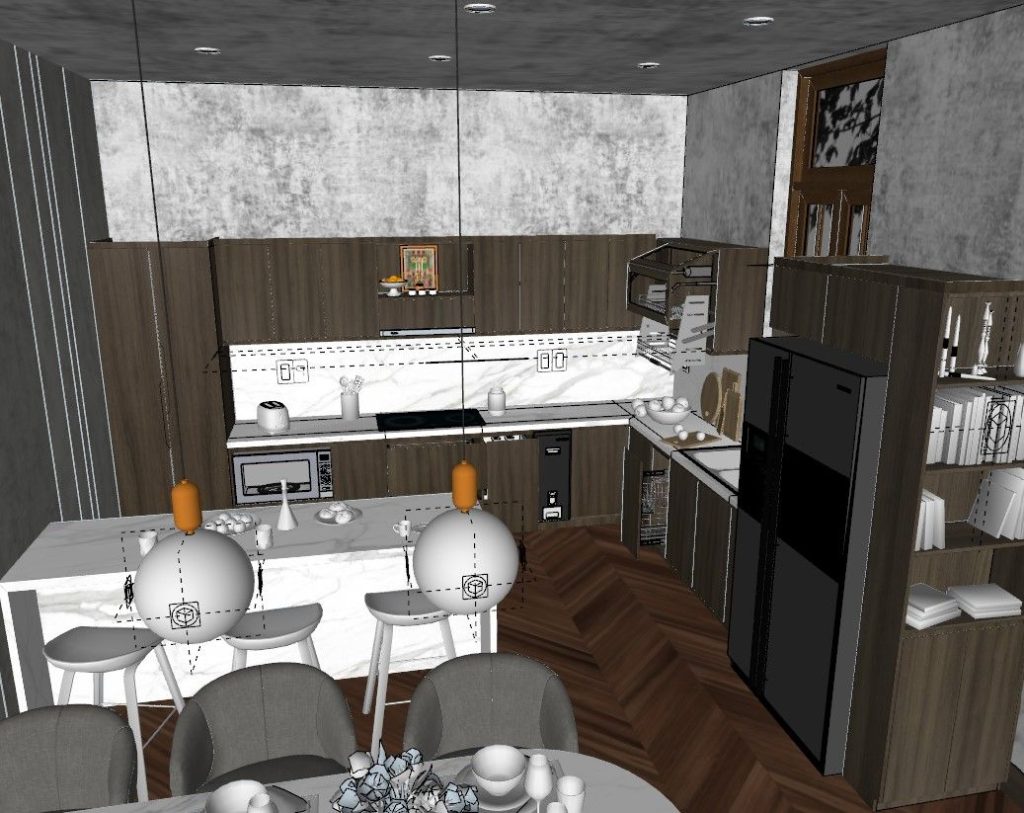 ck4491 แบบห้องครัวร่วมสมัย contemporary kitchen room 6