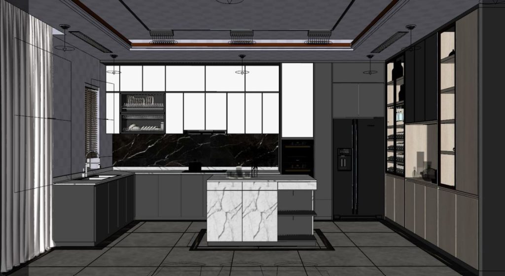 ck5835 แบบห้องครัวร่วมสมัย contemporary kitchen room 3