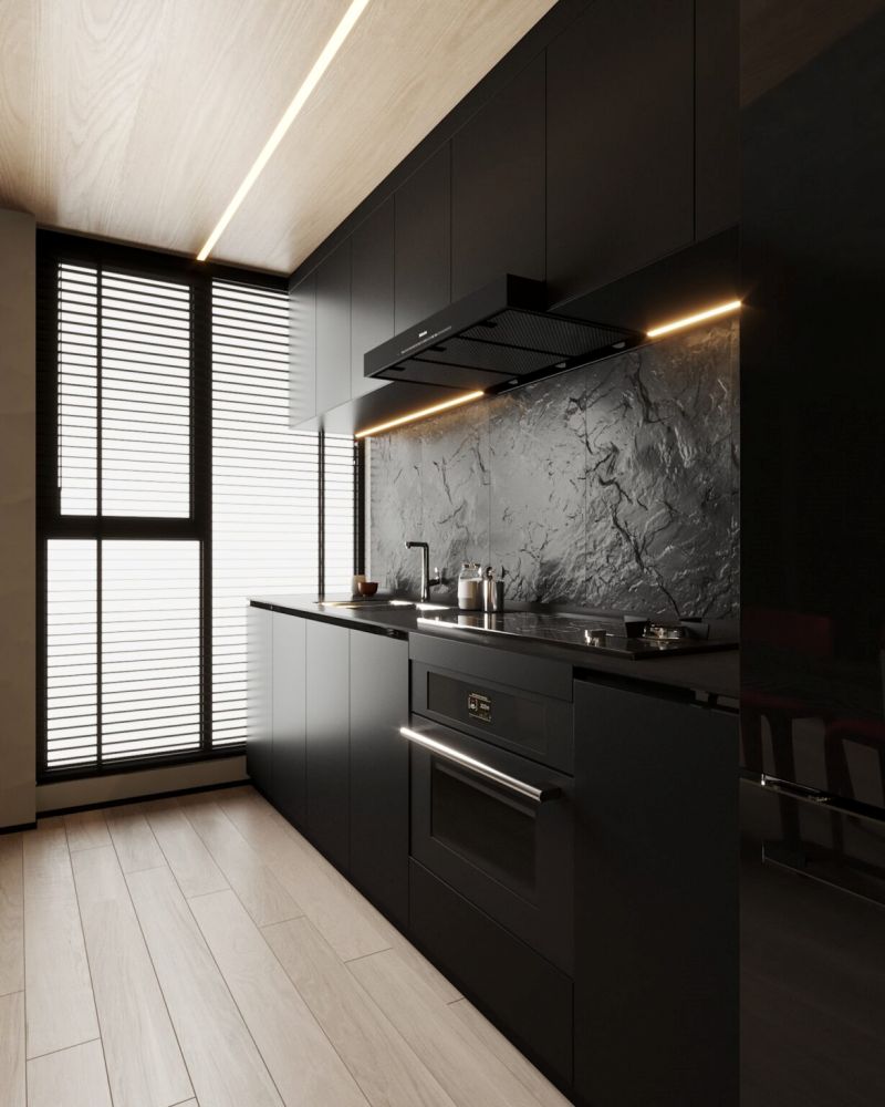 mk8759 แบบห้องครัวโมเดิร์นมินิมอล modern minimal kitchen room idea 3