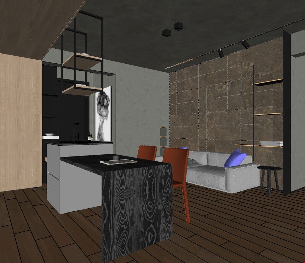 mk8759 แบบห้องครัวโมเดิร์นมินิมอล modern minimal kitchen room idea 6