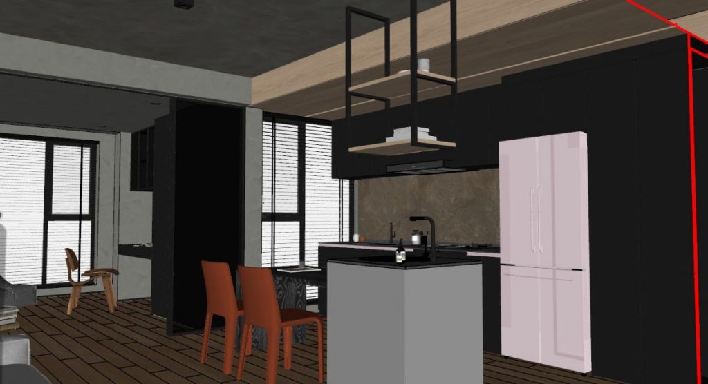 mk8759 แบบห้องครัวโมเดิร์นมินิมอล modern minimal kitchen room idea 7