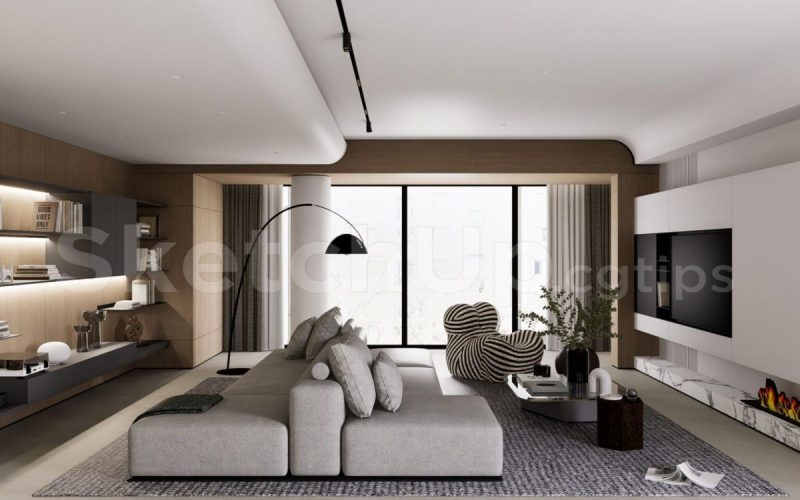 ml12786 แบบห้องนั่งเล่นโมเดิร์น modern living room
